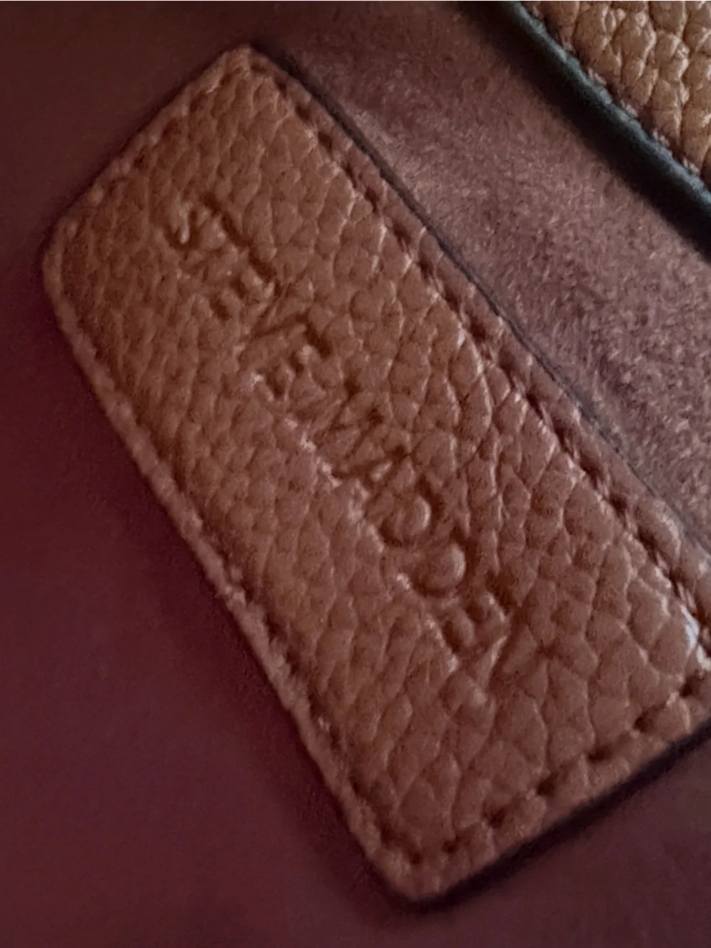 Steve Madden Pebbled Cognac Shoulder Bag